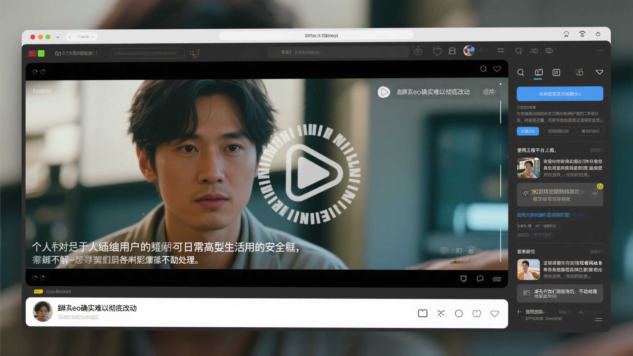 大家都知道,视频编辑是不可能的